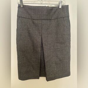 J.Crew Skirt, grey/gold metallic, Size 2